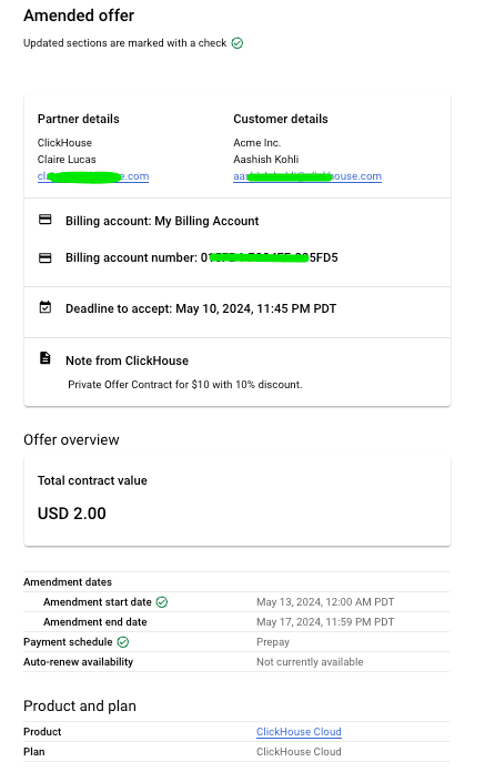 GCP Marketplace 제안 요약
