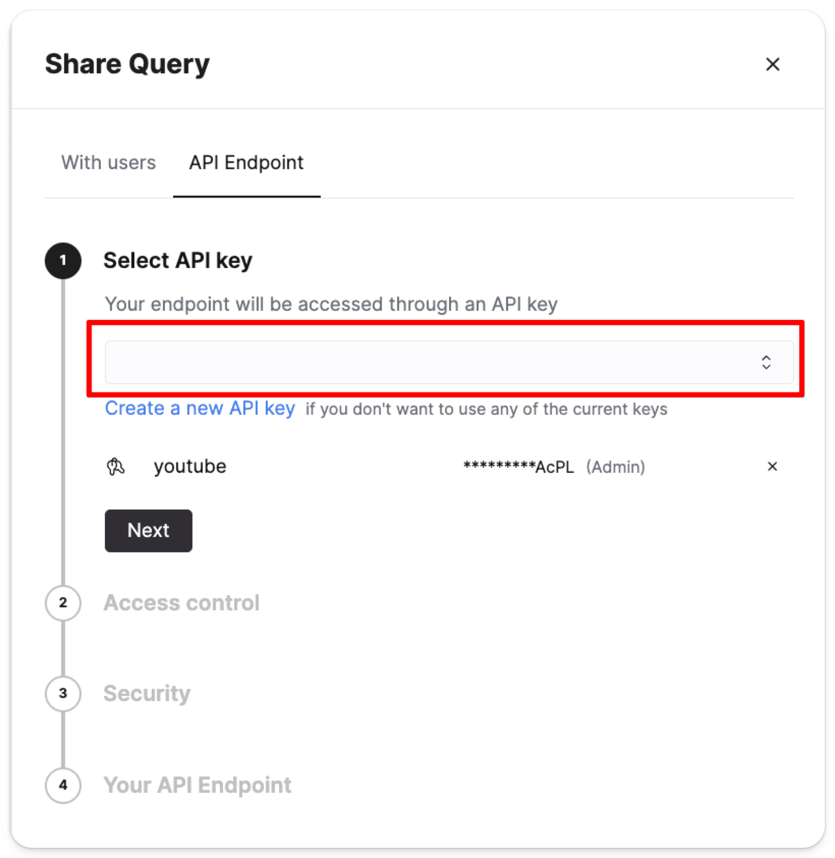 Configurar endpoint de consulta