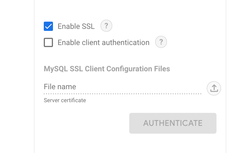 Configuration de la connexion Looker Studio avec les paramètres SSL de ClickHouse Cloud
